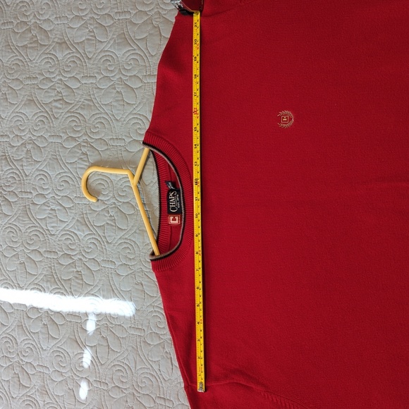 👣Chaps by Ralph Lauren Red Crewneck Pullover Sweater - Size XXL - Picture 5 of 7